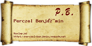 Perczel Benjámin névjegykártya