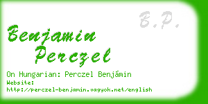 benjamin perczel business card